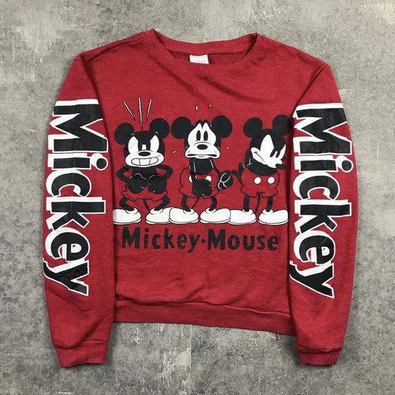 Women's Vintage Mickey Mouse Sweater Small